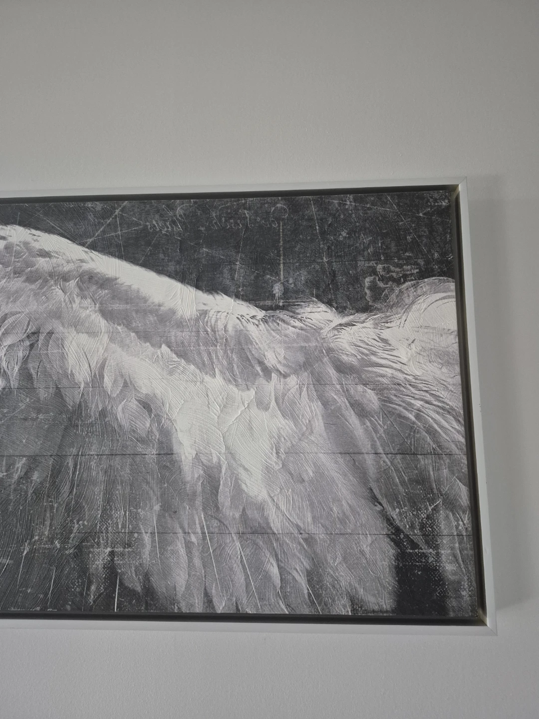 Framed Angel Wing Canvas Wall Art - photo 3
