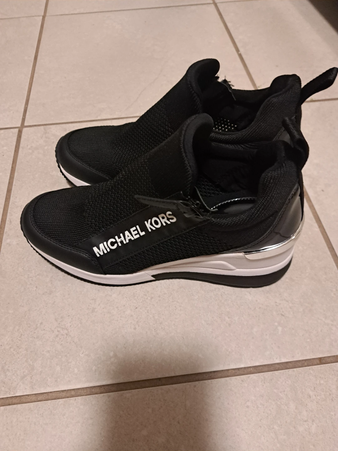 Michael Kors black sneakers