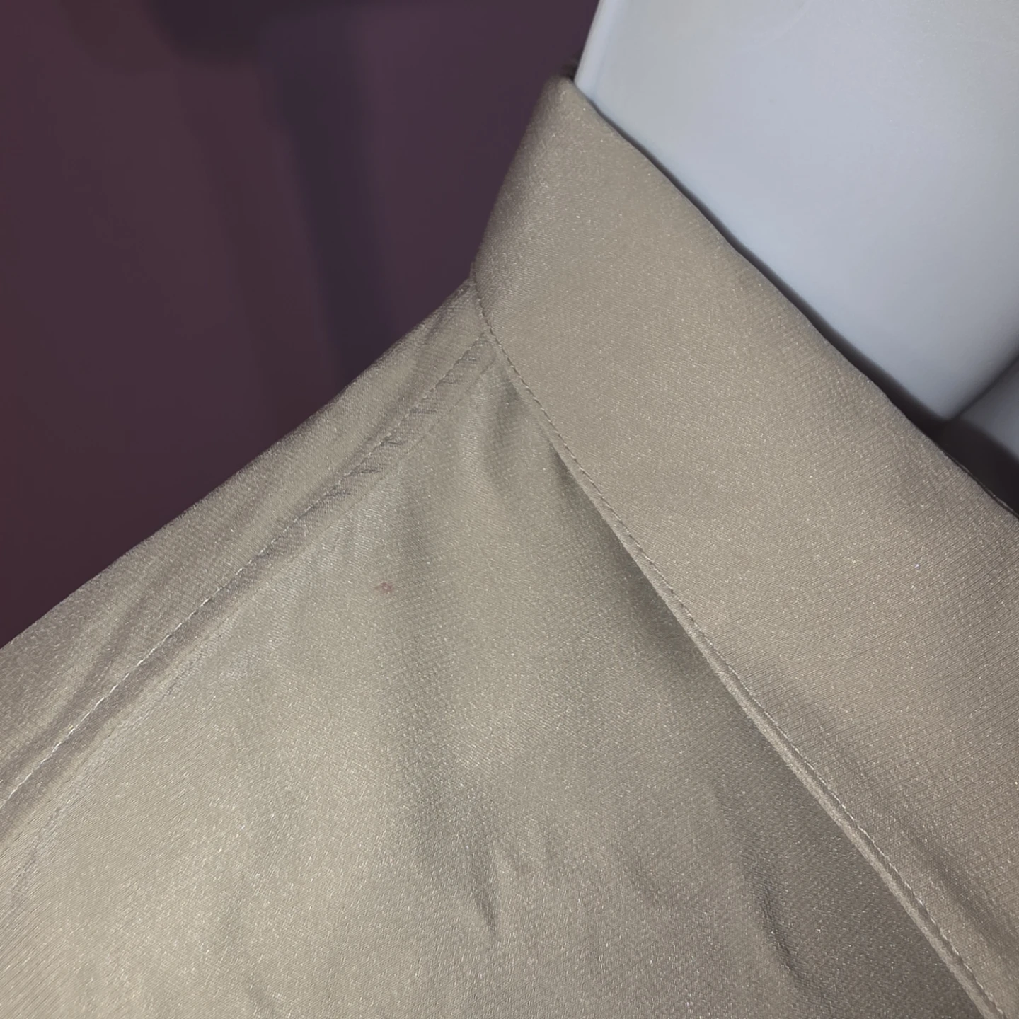 Helmut Lang Beige Silk Button-Down Shirt - photo 3