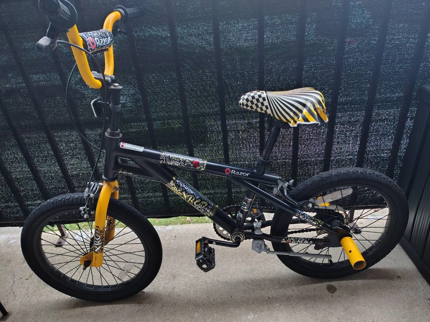 Razor xr07 freestyle 18 bike