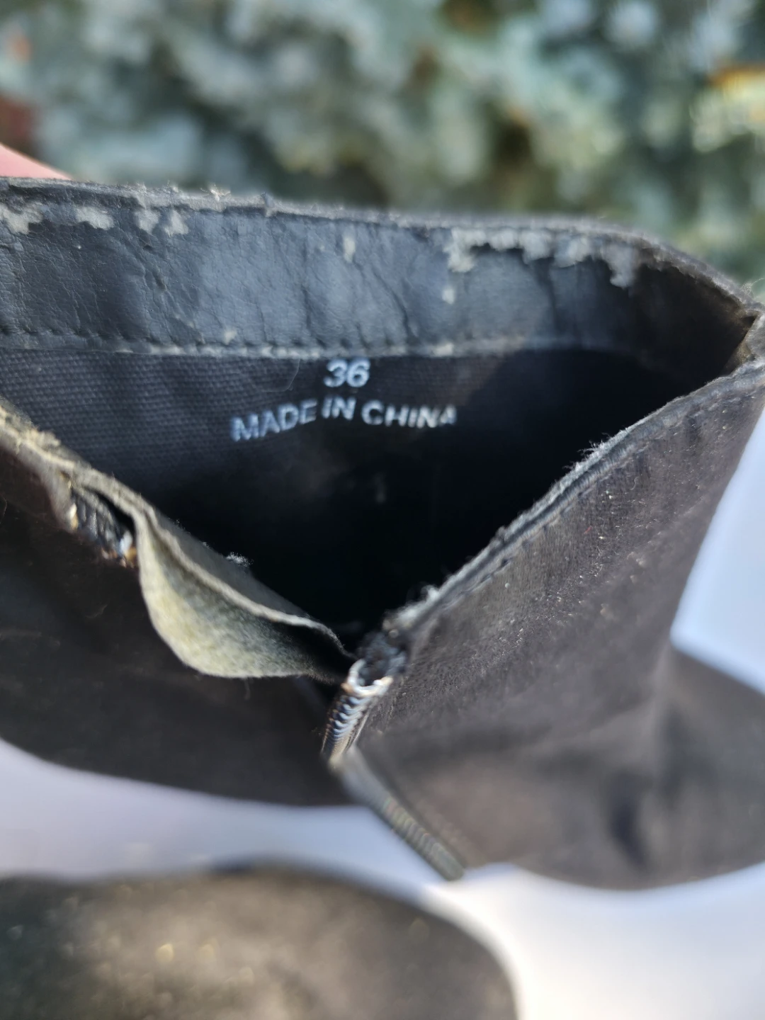 Black Wedge Ankle Boots Size 36 - photo 2