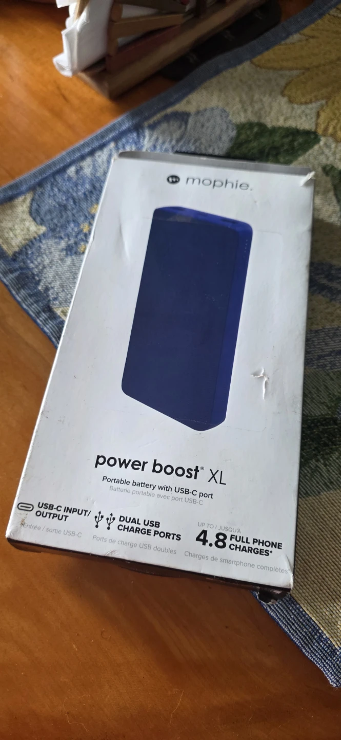 Mophie Power Boost XL portable battery - Like new in box