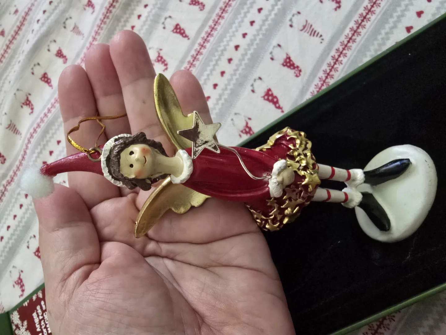 New Santa's Wish Angel Ornament Gift - photo 2