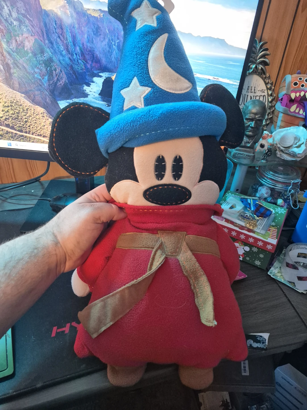 Disney Pook-a-Looz Sorcerer Mickey Plush