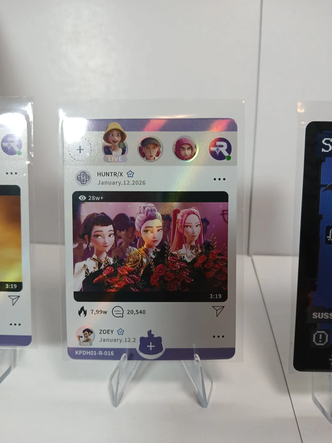 K-Pop Demon Hunters Series 1 Lot - 5 Cards (UR, SSR, SR, R) - photo 4