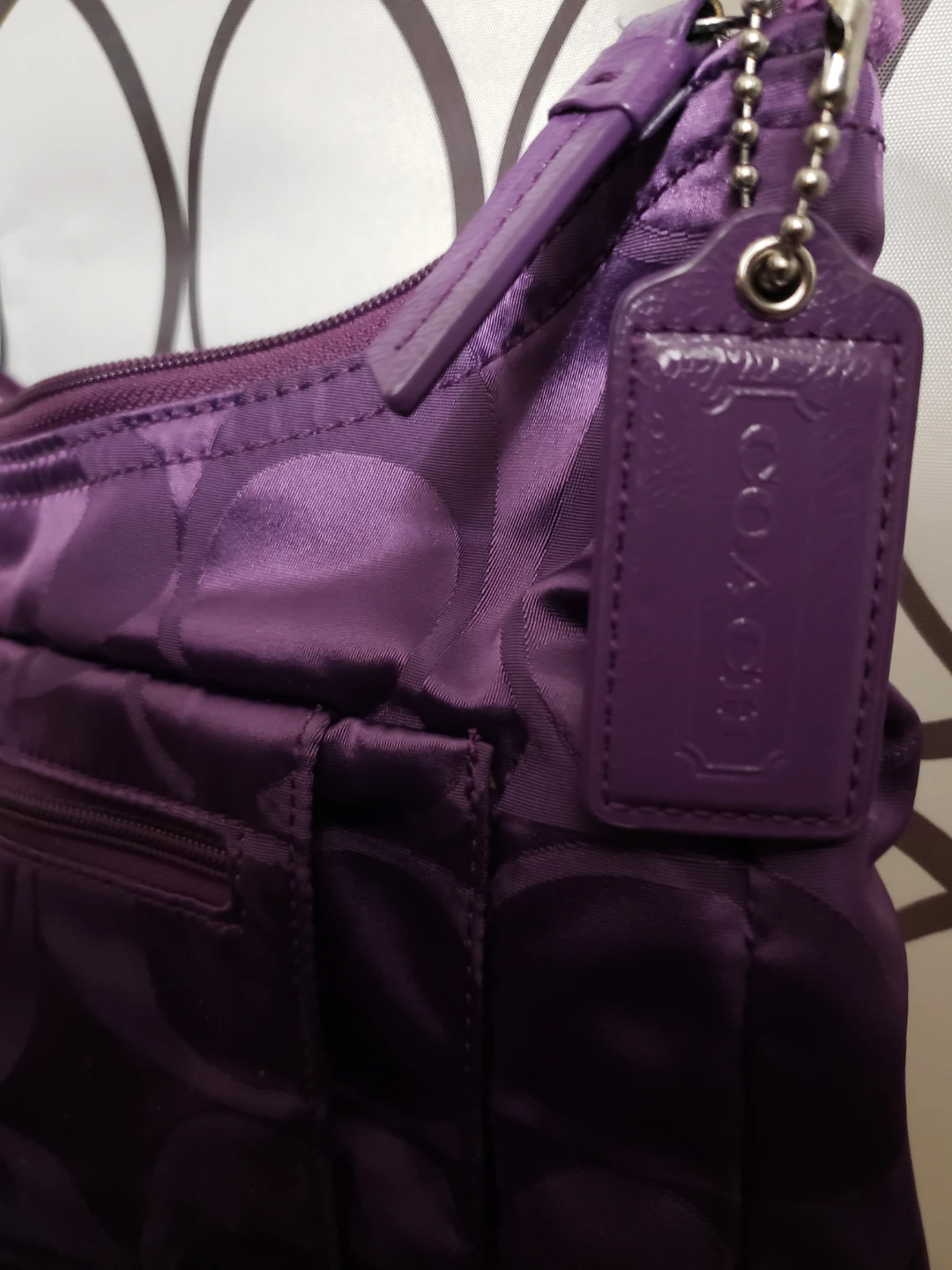 Purple Coach Signature C Crossbody Bag - photo 3