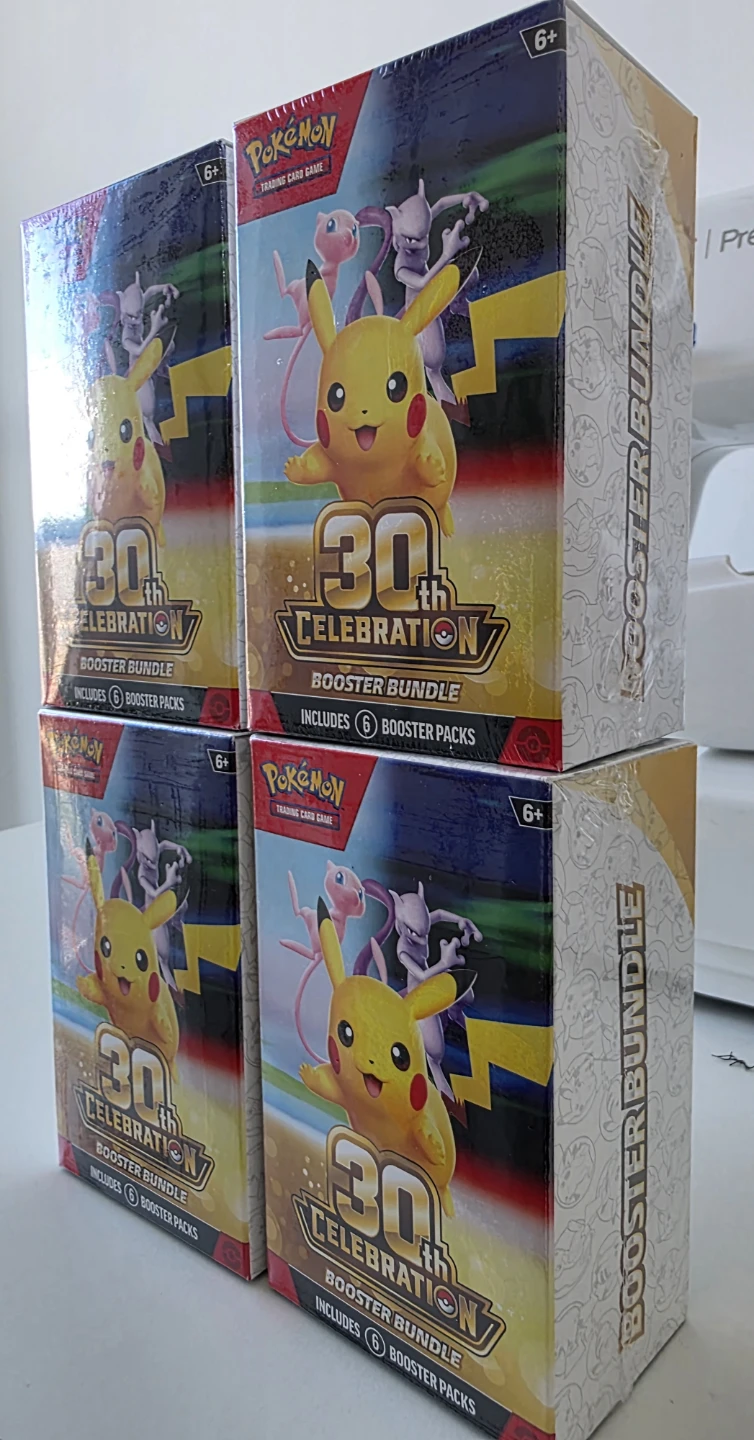 4 Sealed Pokemon 30th Celebration Booster Bundles - photo 2