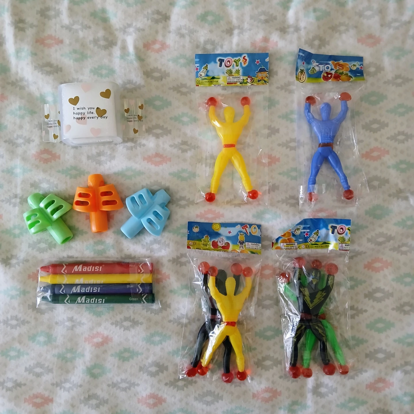 Sticky Wall Crawler Toys and Stationery Set