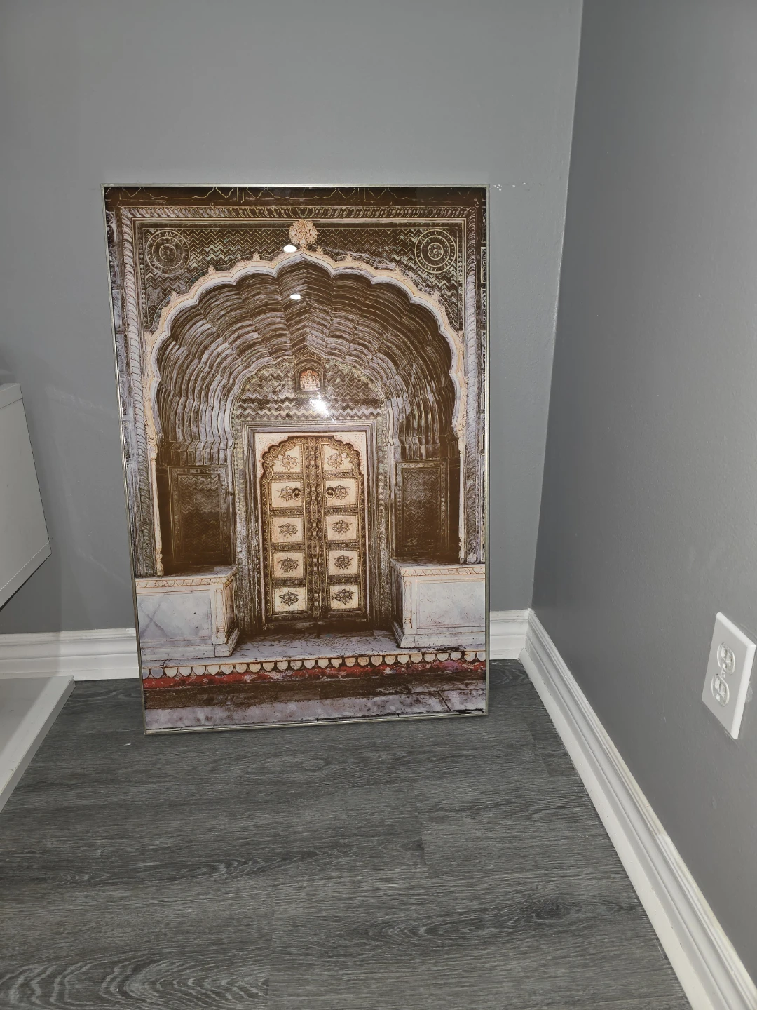 Large Framed Indian Archway Print