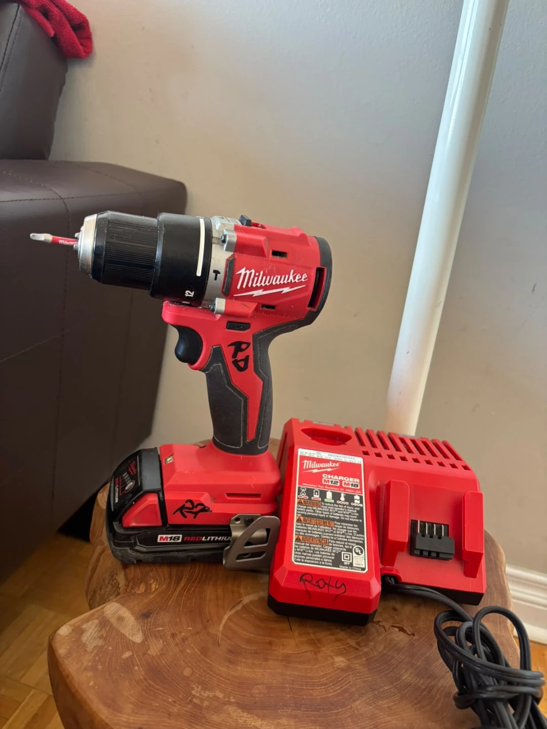 Milwaukee M18 Brushless Drill with Battery and Charger