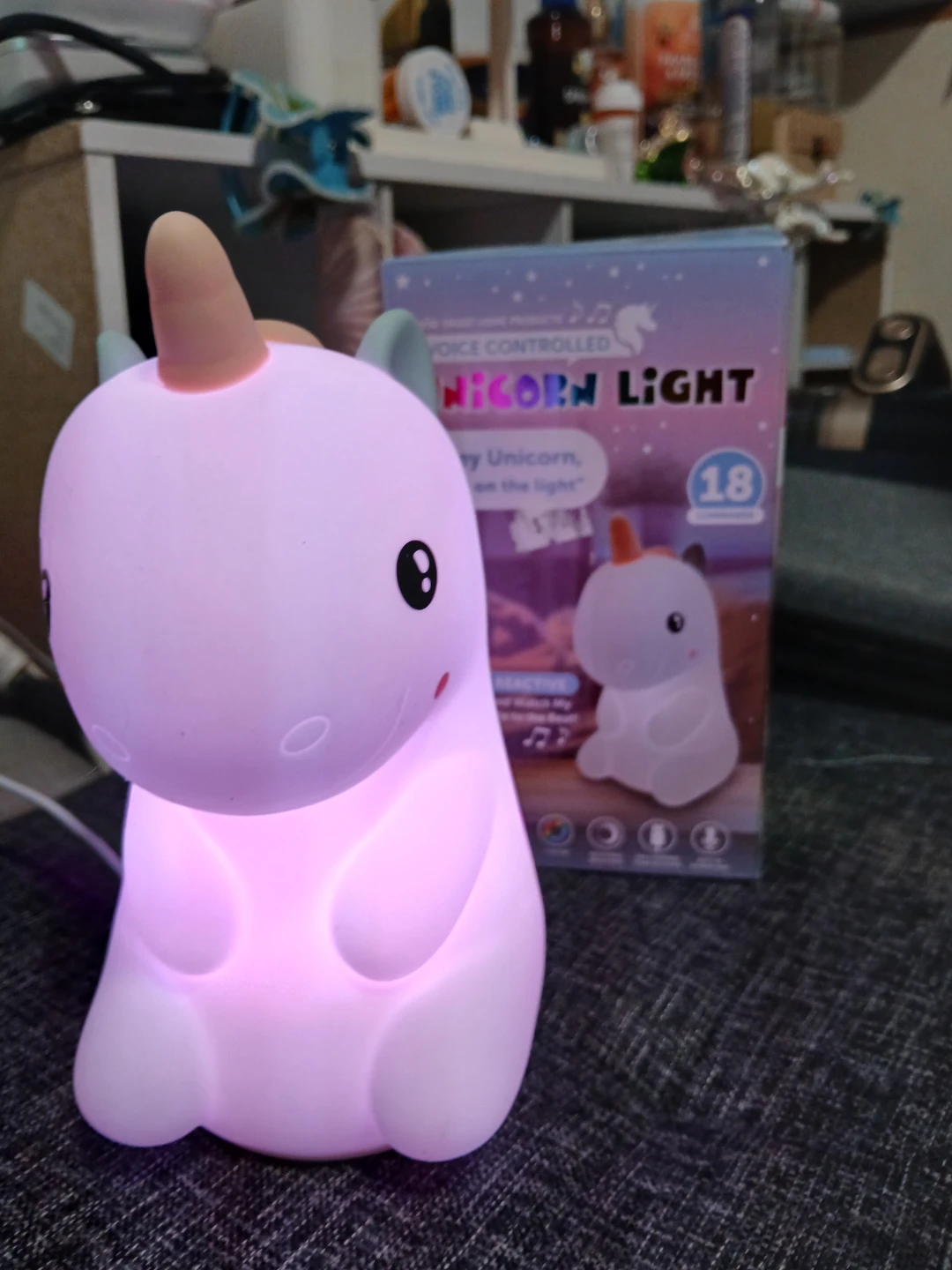 Voice Controlled Unicorn Night Light