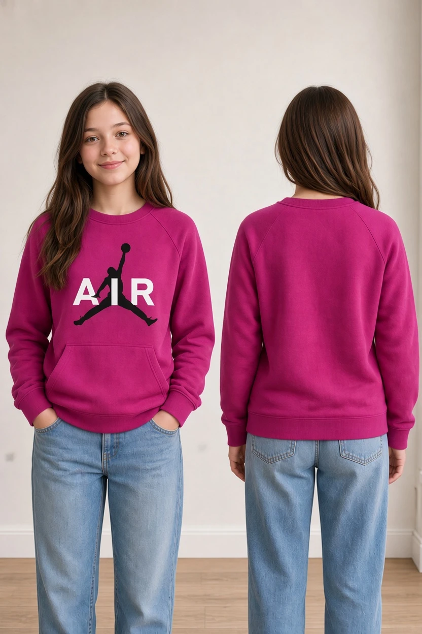 Jordan Big Air Crew Sweatshirt Magenta