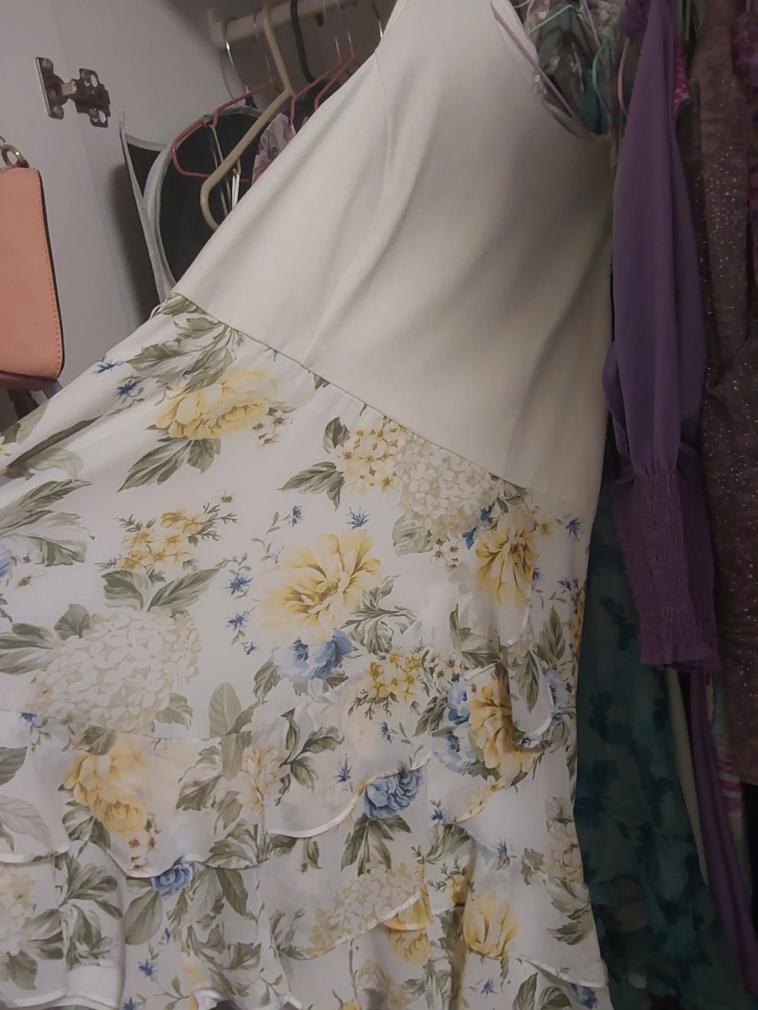 Floral Ruffle Detail Dress