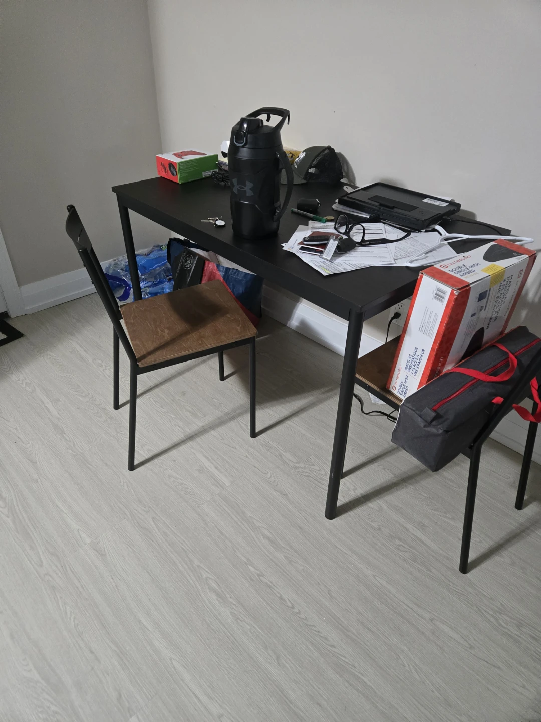 Black Dining Table and Chair Set