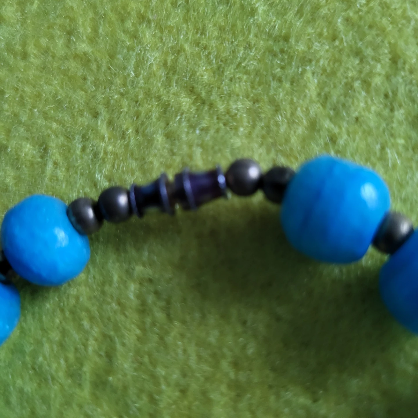 Blue Beaded Necklace - photo 2