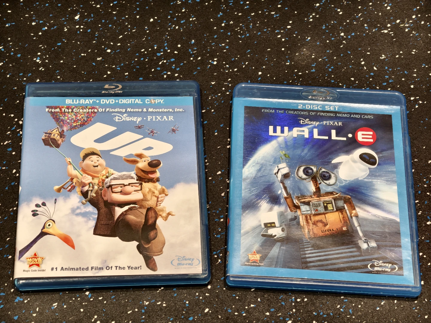 Disney Pixar Up and WALL-E Blu-rays