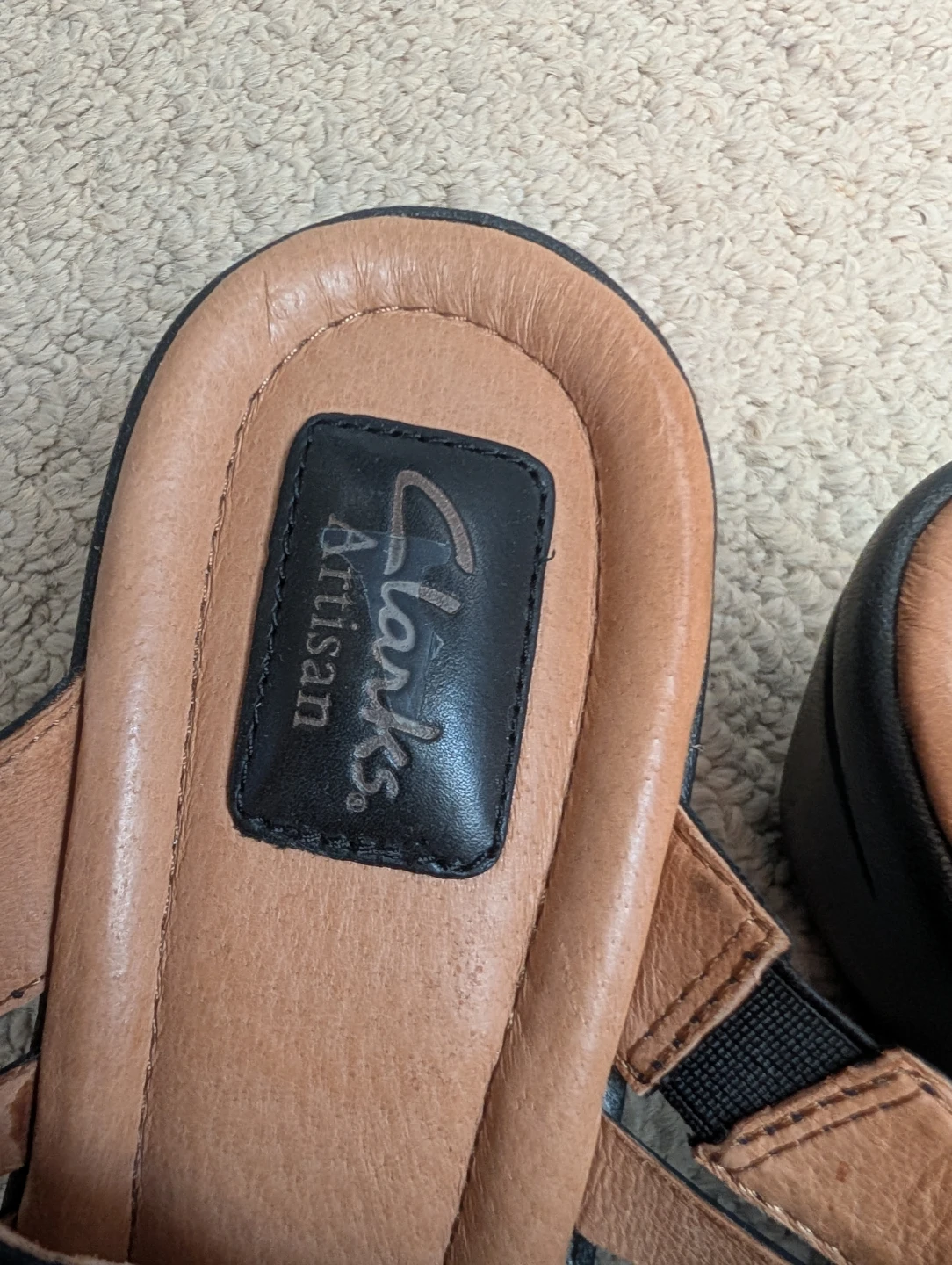 Clarks Artisan Black Leather Sandals - photo 4