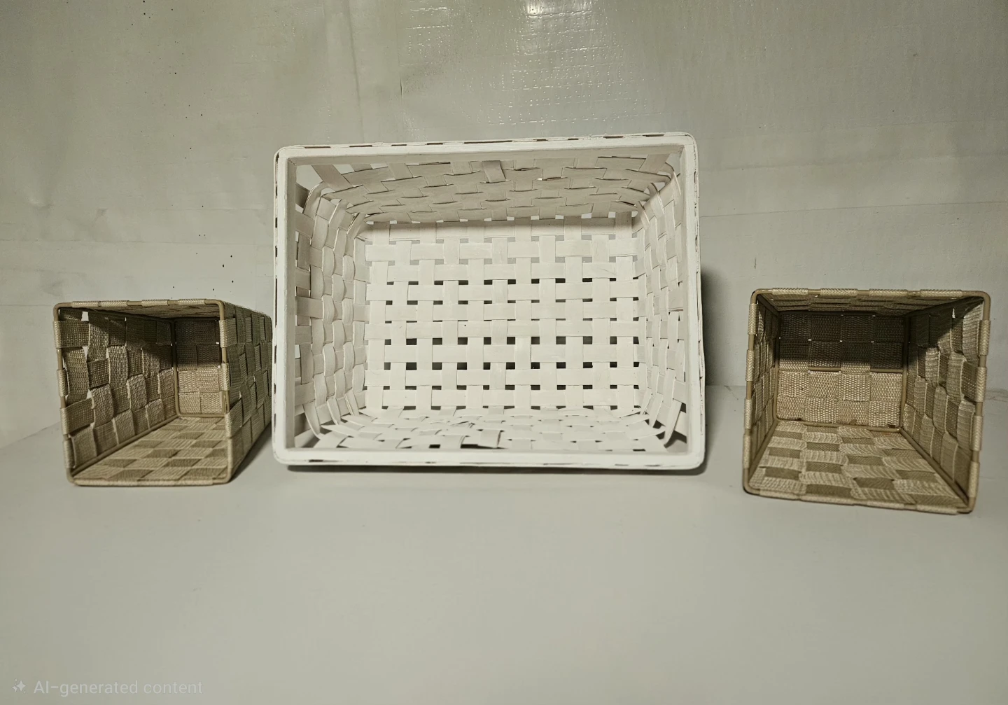Set of 3 Woven Storage Baskets - photo 2