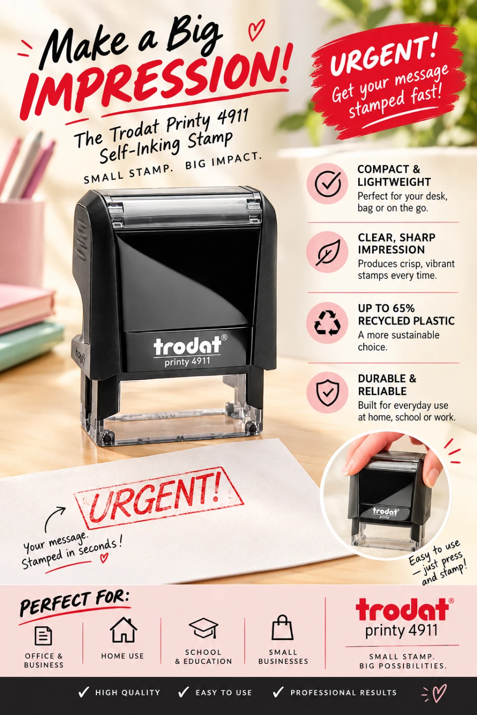 📍Trodat Printy 4911 Self-Inking Stamp📍