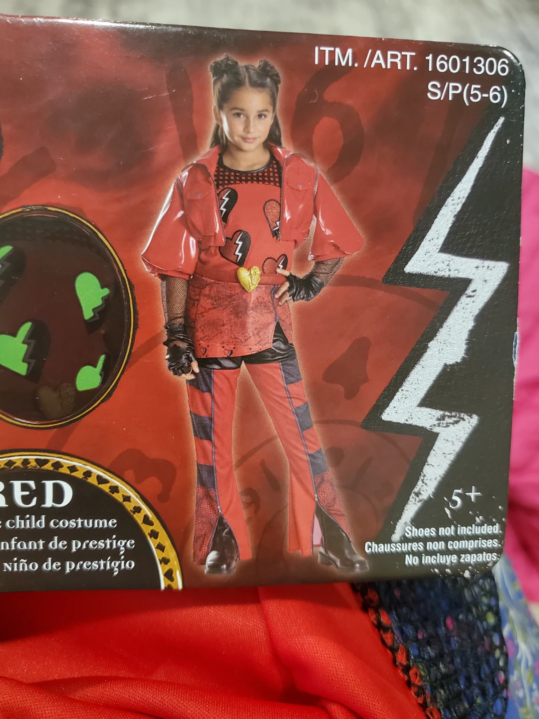 Disney Descendants Red Child Costume Size 5-6 - photo 2