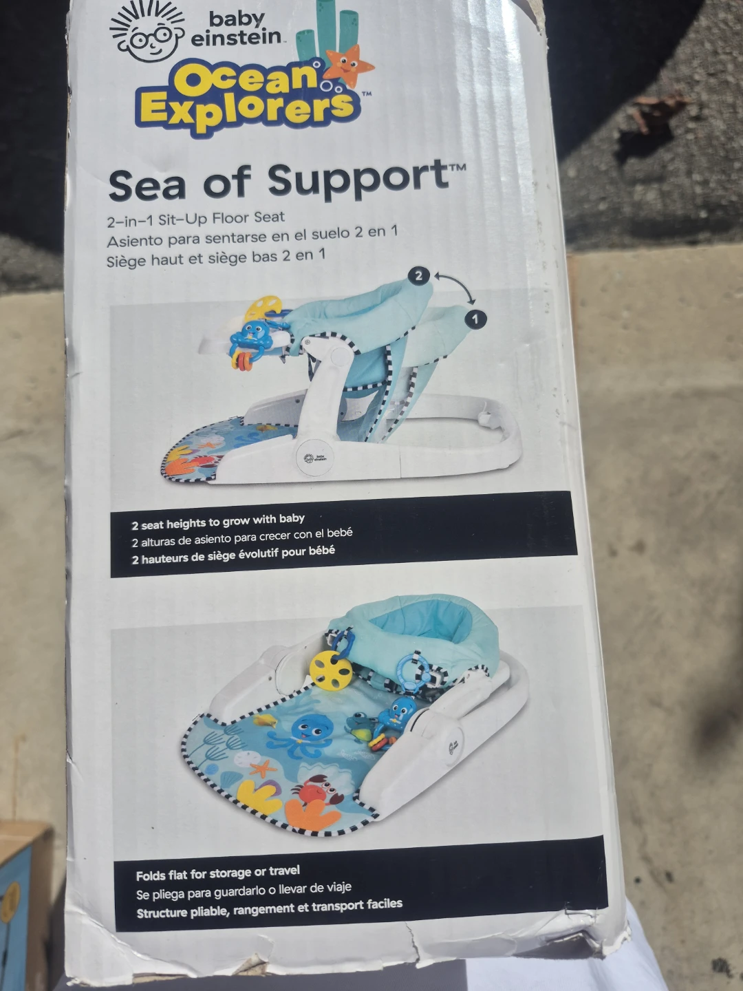 Baby Einstein Sea of Support 2-in-1 Floor Seat - photo 2