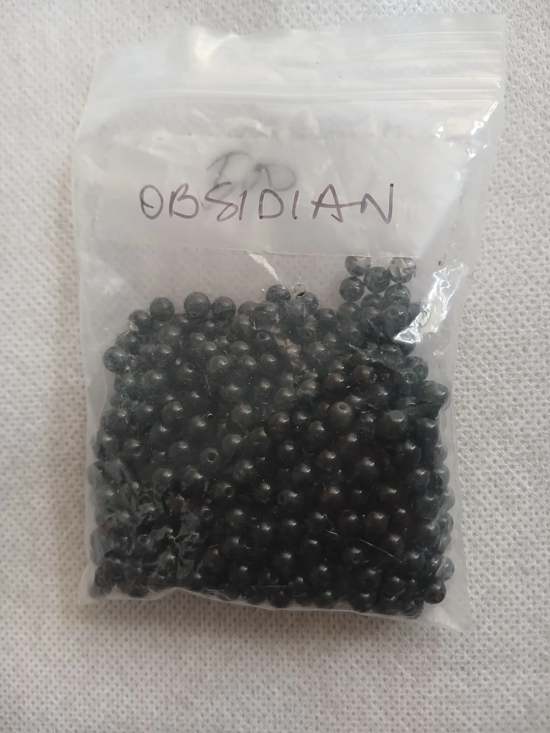 Obsidian Beads