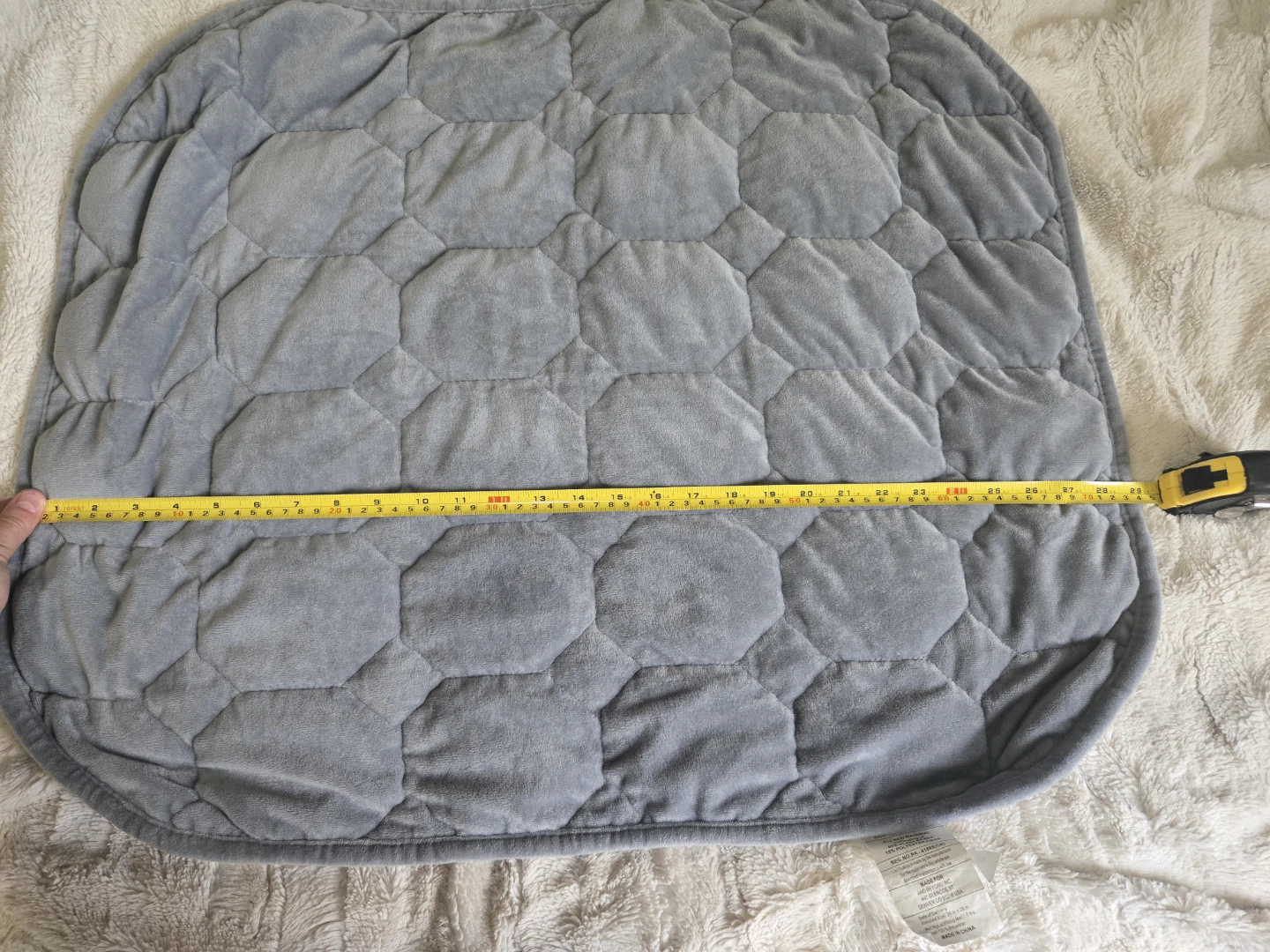 Weighted Lap Blanket - 29"x24" - photo 4