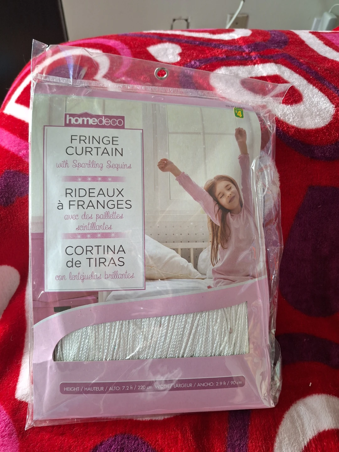 homedeco Fringe Curtain with Sparkling Sequins