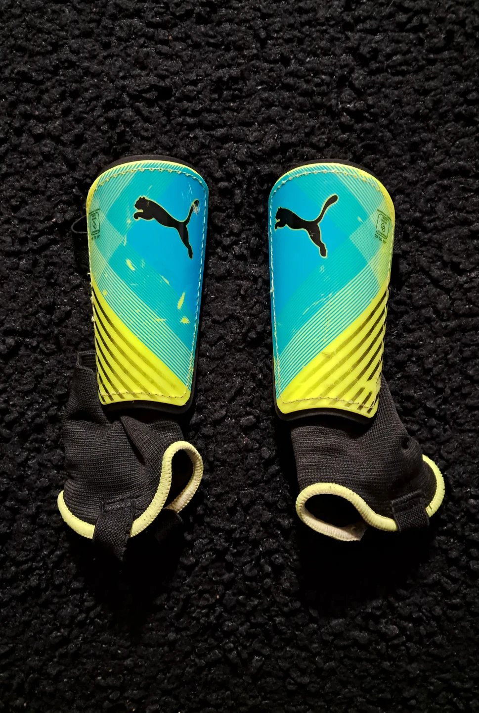 Puma Soccer Shin Guards with Ankle Protection