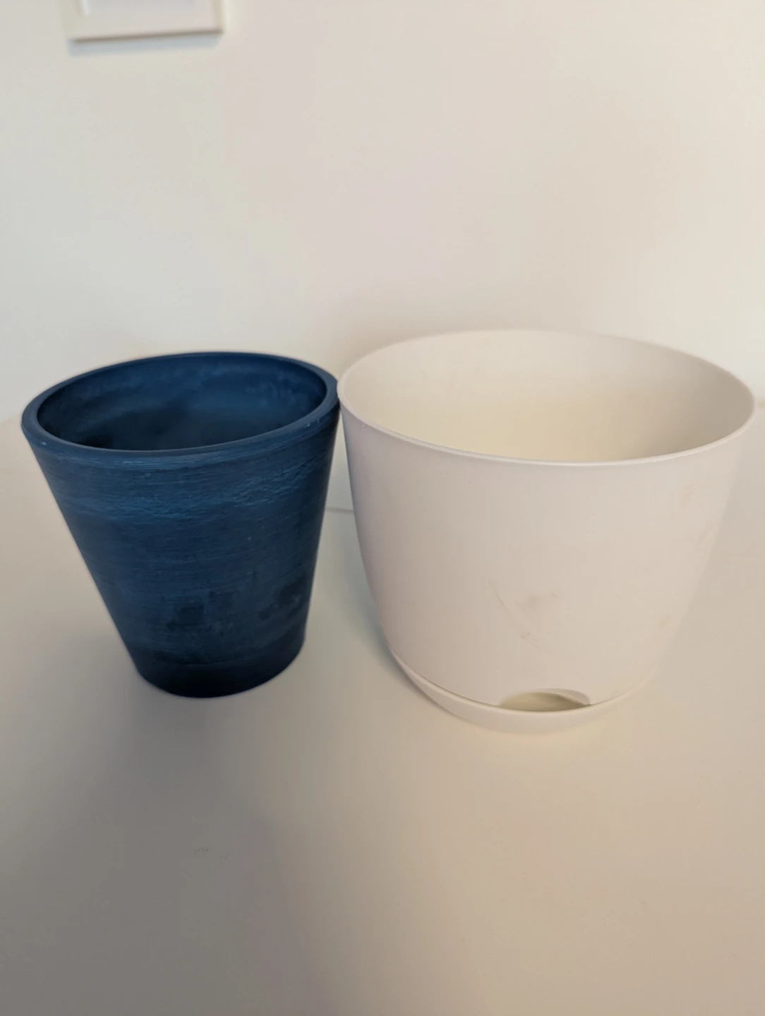 Two Assorted Plant Pots
