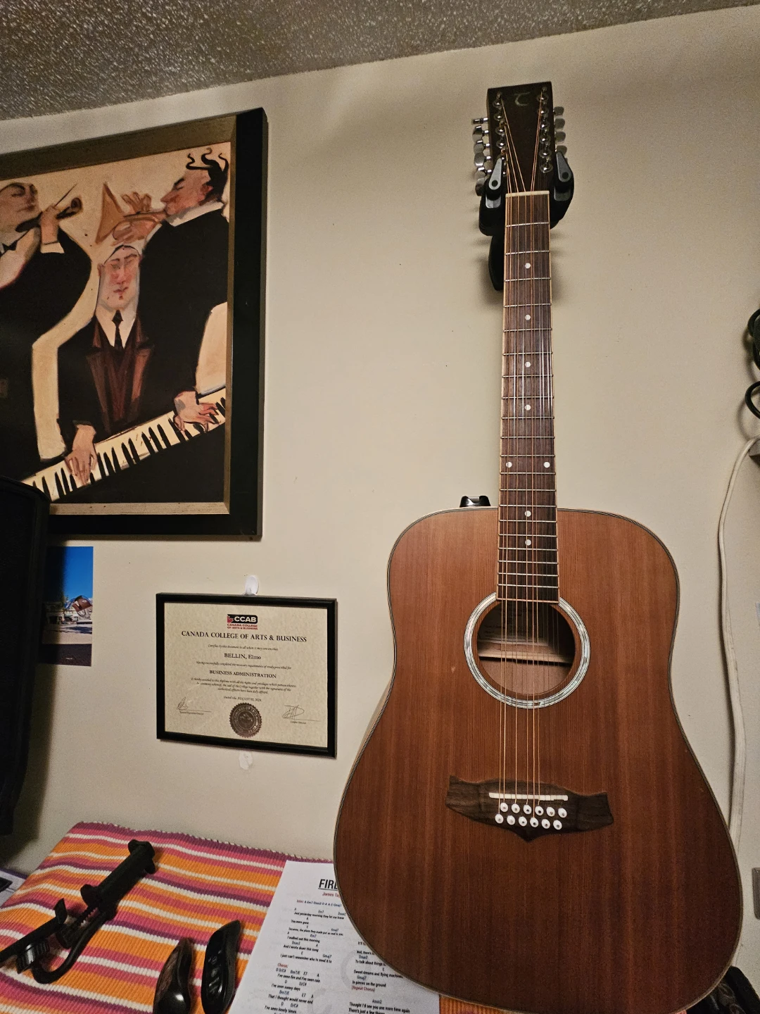 Tangle wood 12-String Acoustic Guitar
