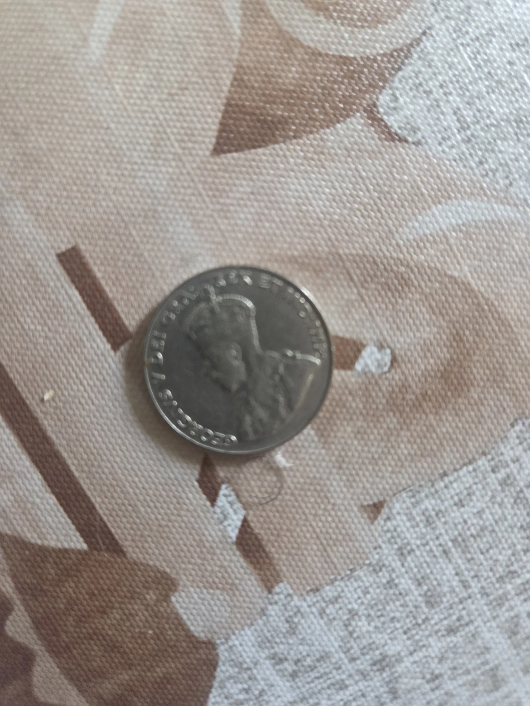 1929 Canadian Five Cents Coin - photo 2