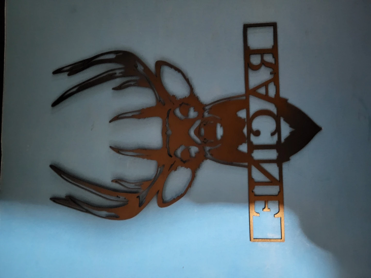 Metal Deer Wall Art Sign - photo 2