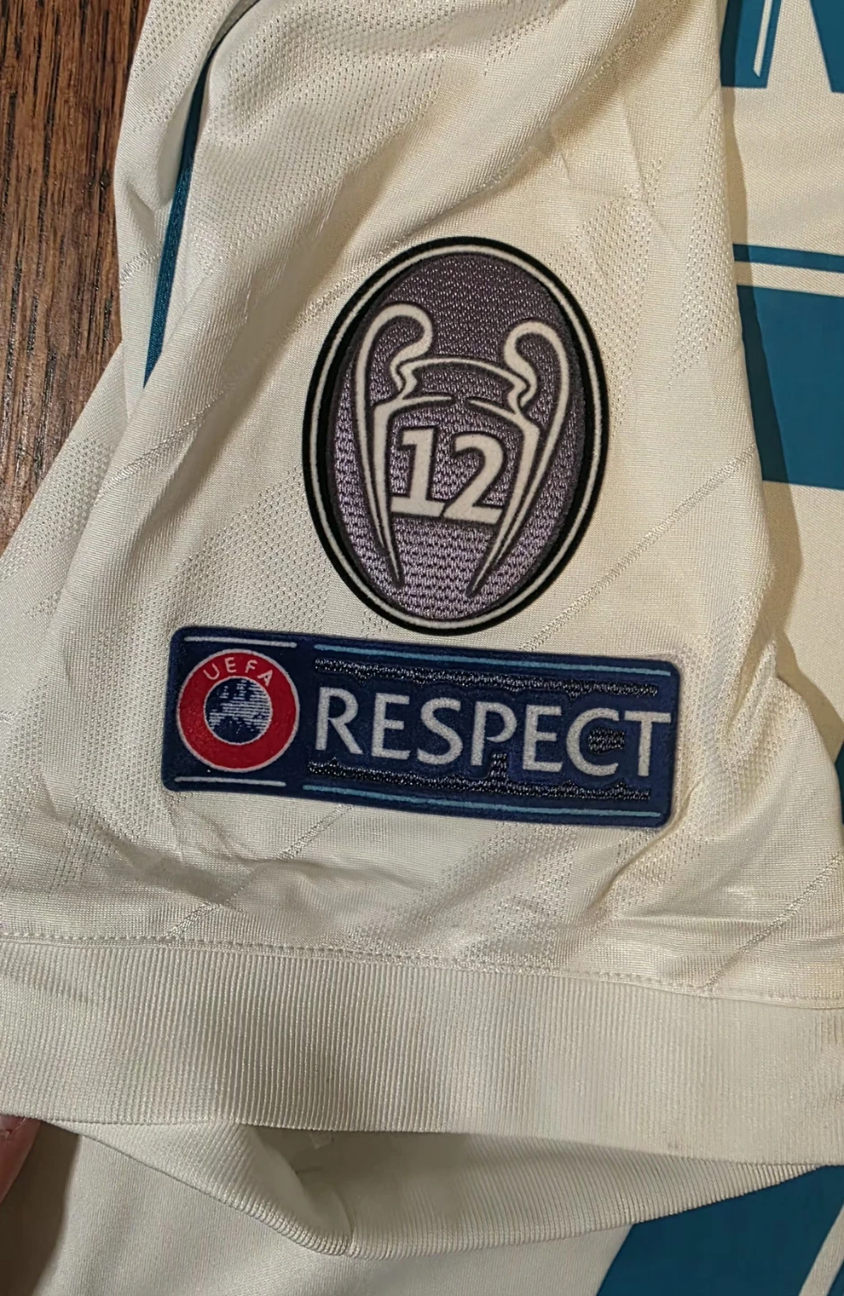 Authentic Ronaldo 2017-18 UCL final jersey with badge - photo 5