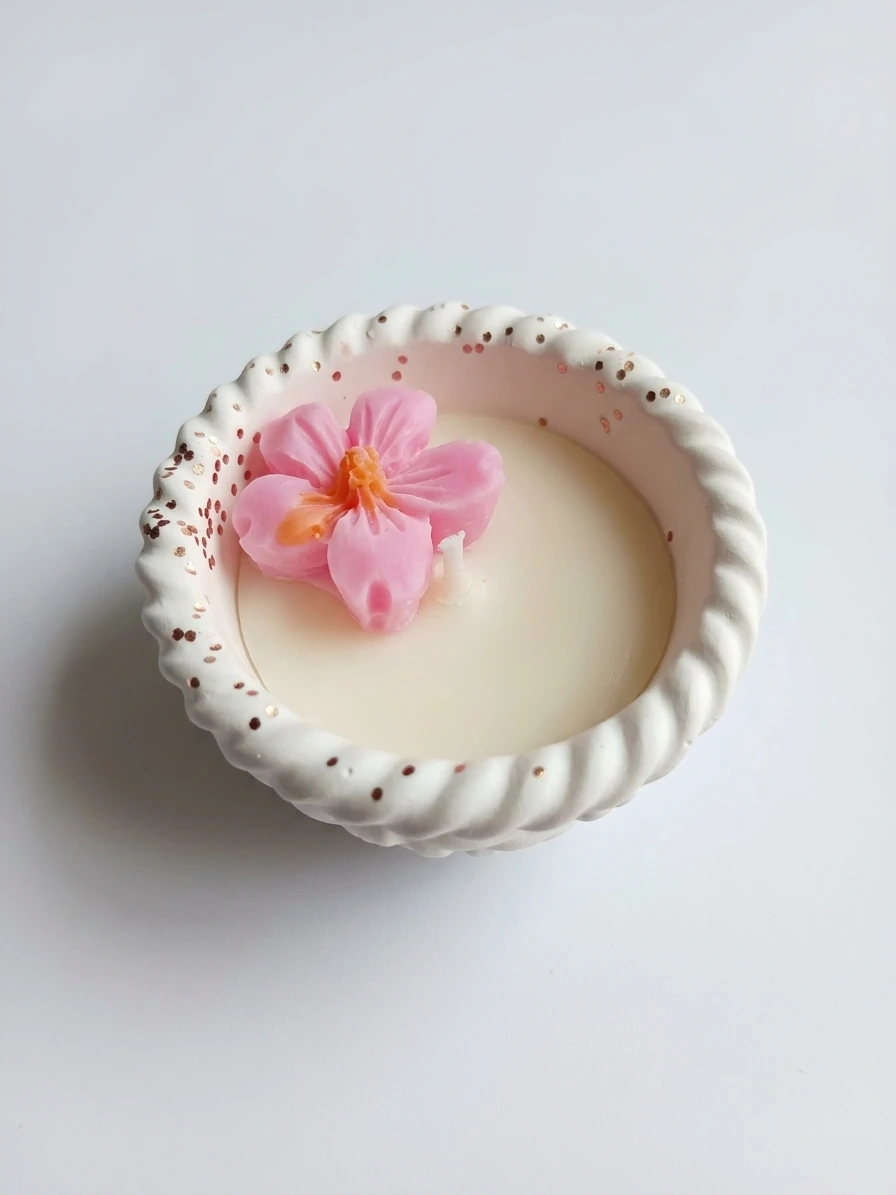 Floral scented candles - photo 2