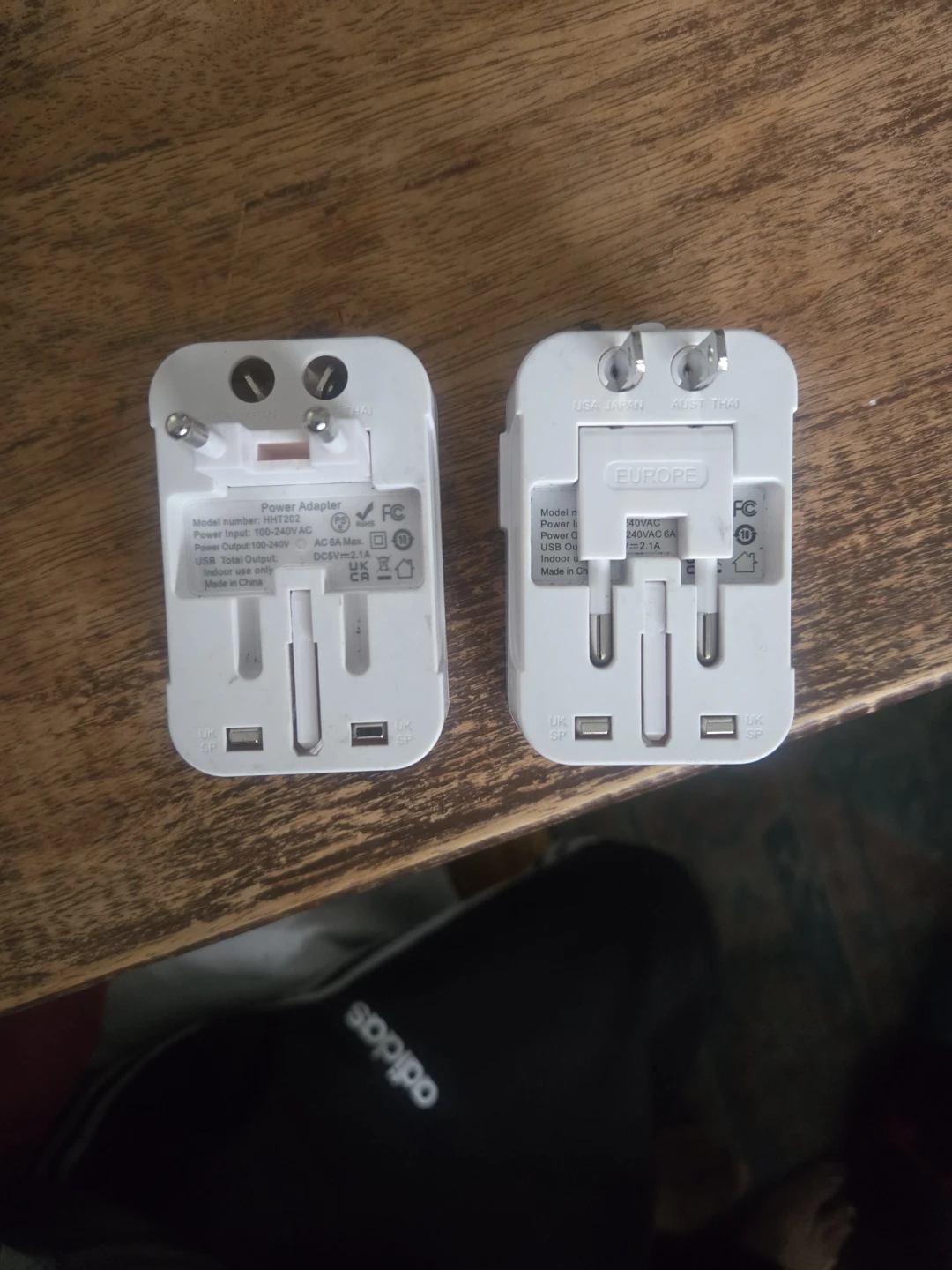 Two Travel Universal Adaptor Surge Protectors - photo 2