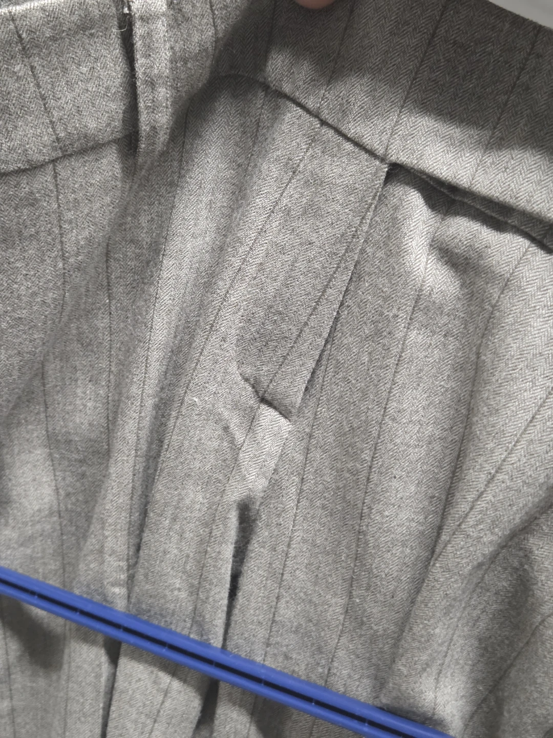 Teenflo Grey Pinstripe Dress Pants - photo 3