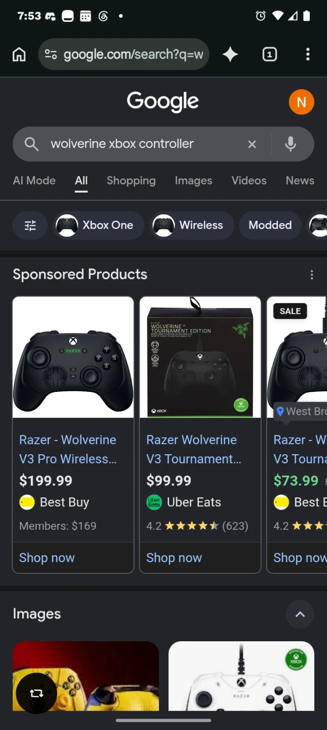 Razer Wolverine V3 Tournament Edition Controller