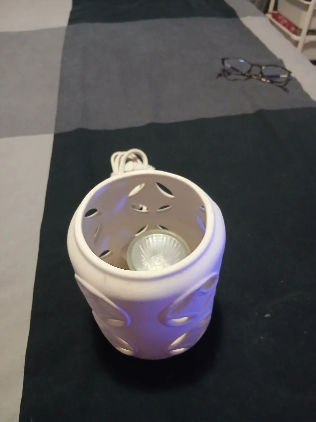 White Ceramic Wax Melt Warmer - photo 3