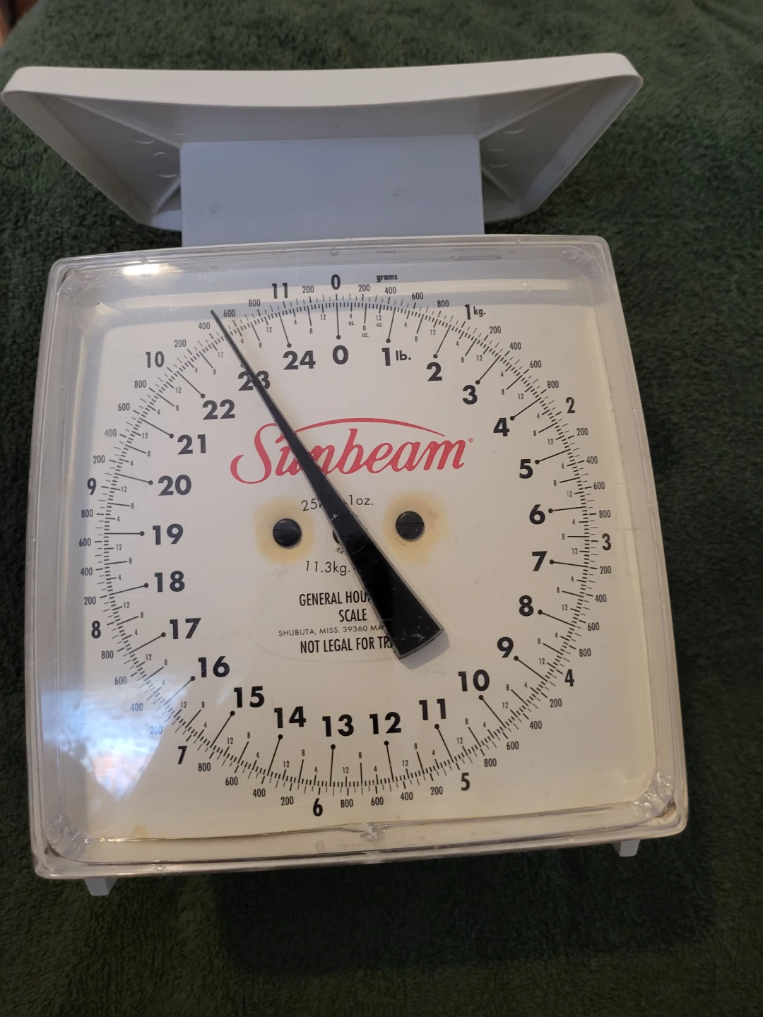 Sunbeam 25lb Mechanical Kitchen Scale