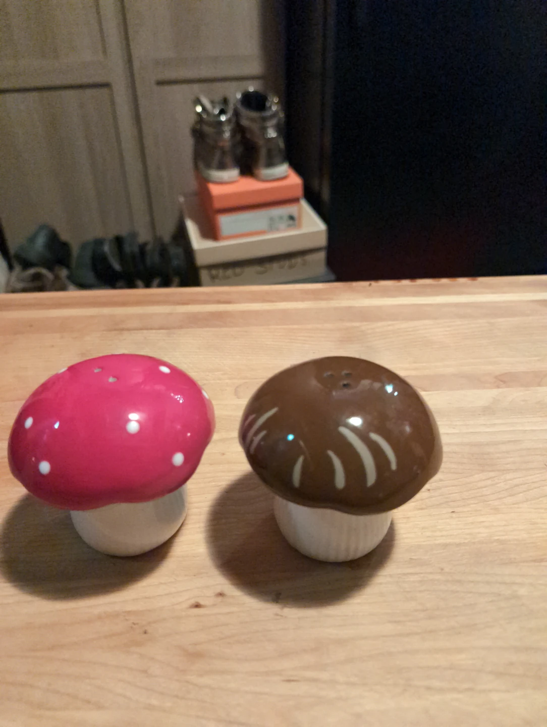 Mushroom Salt and Pepper Shakers