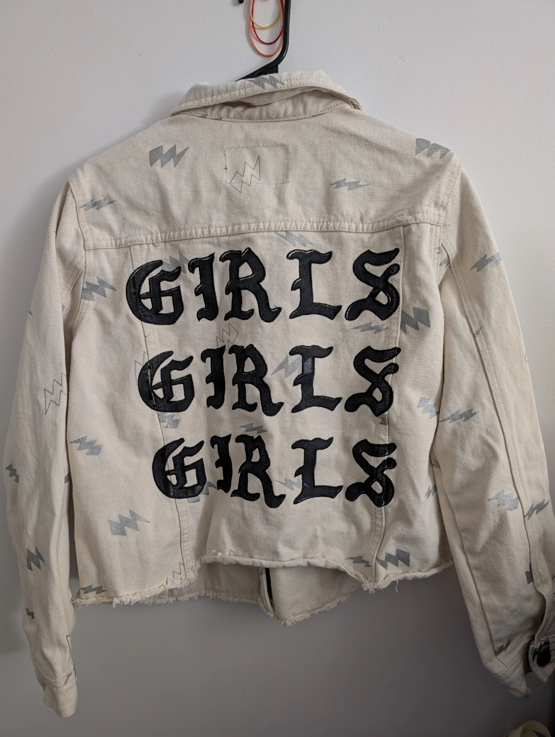 Forever 21+ Girls Girls Girls Denim Jacket Size 1X - photo 3
