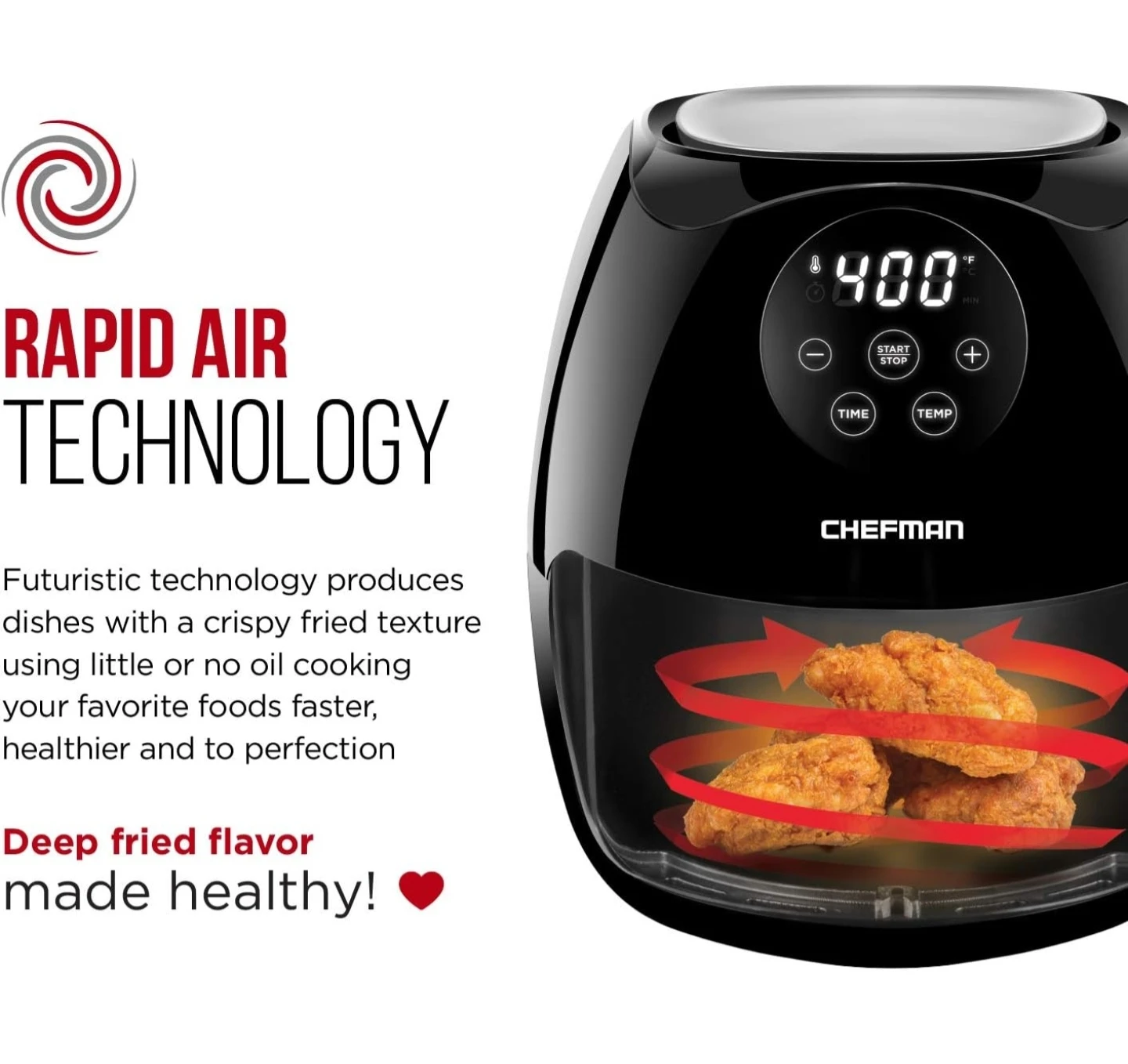 Chefman 3.5QT Digital Air Fryer - photo 5