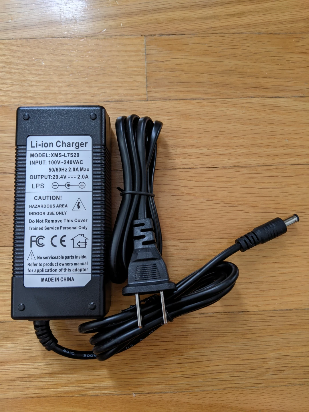 29.4V 2A Electric Scooter Charger for 24V Gotrax, Jetson, Razor