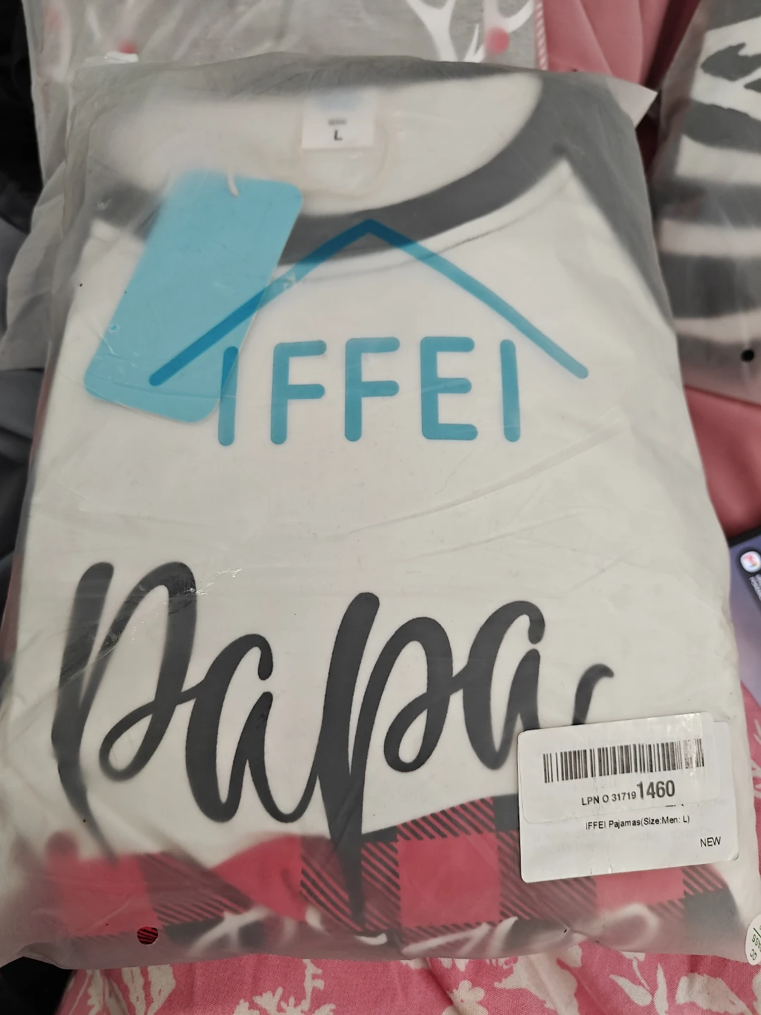 IFFEI Men's Christmas Pajama Set
