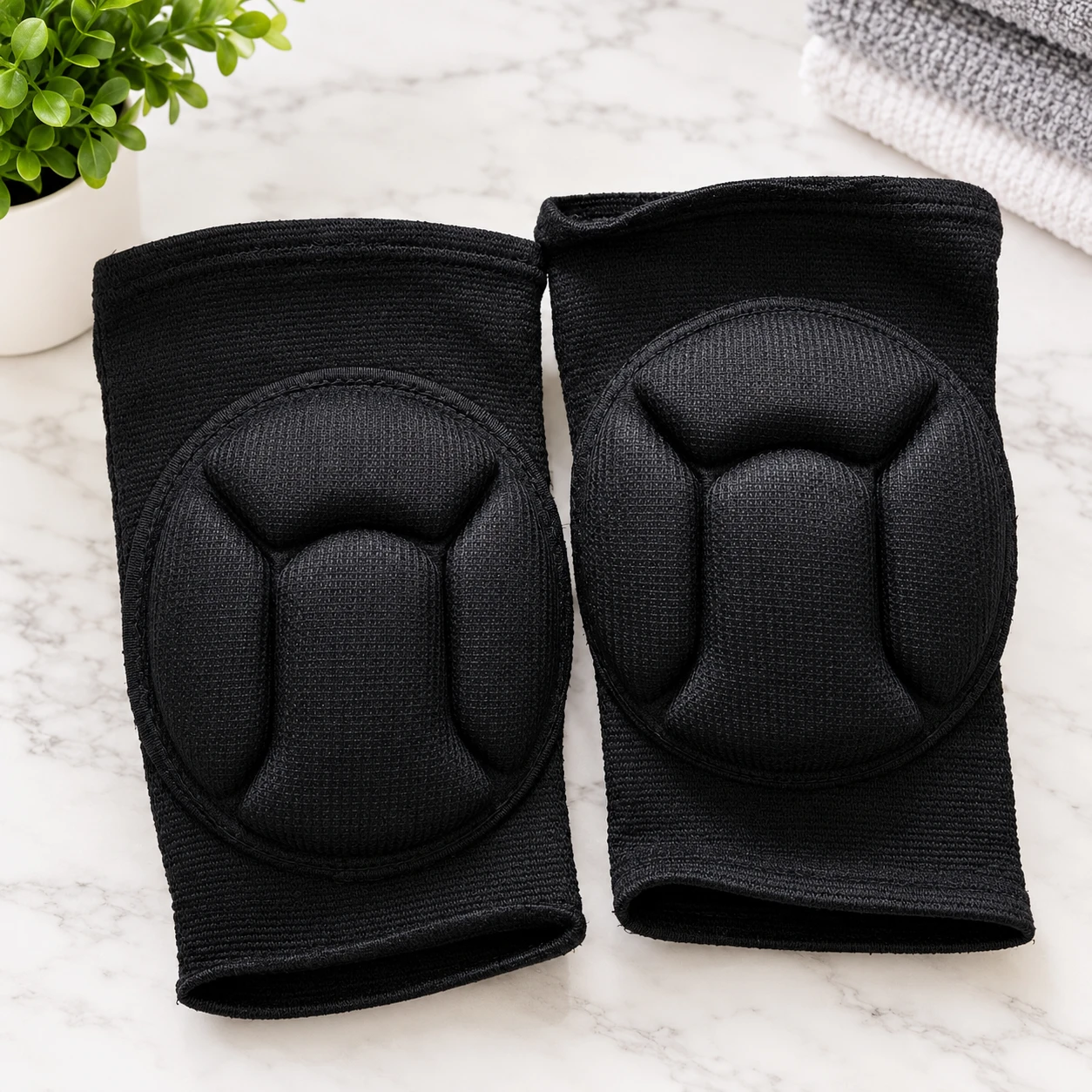 Black Protective Knee Pads