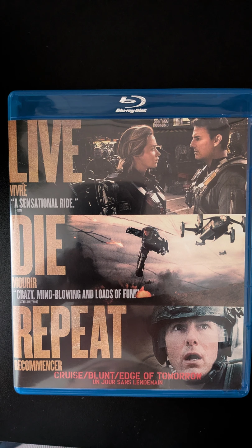 Live Die Repeat: Edge of Tomorrow Blu-ray