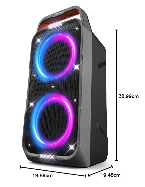 Foxdawn Portable Bluetooth 240W Speaker with LED Lights - photo 2