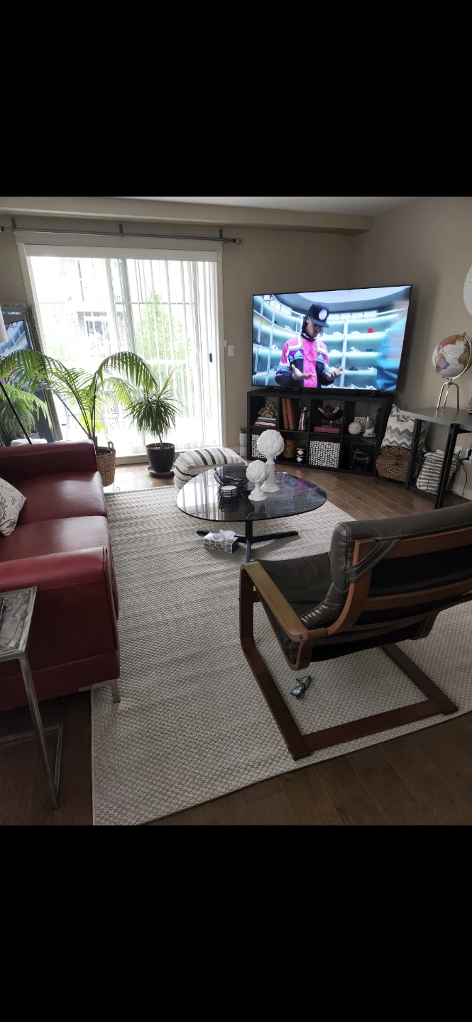 Modern glass coffee table - photo 2