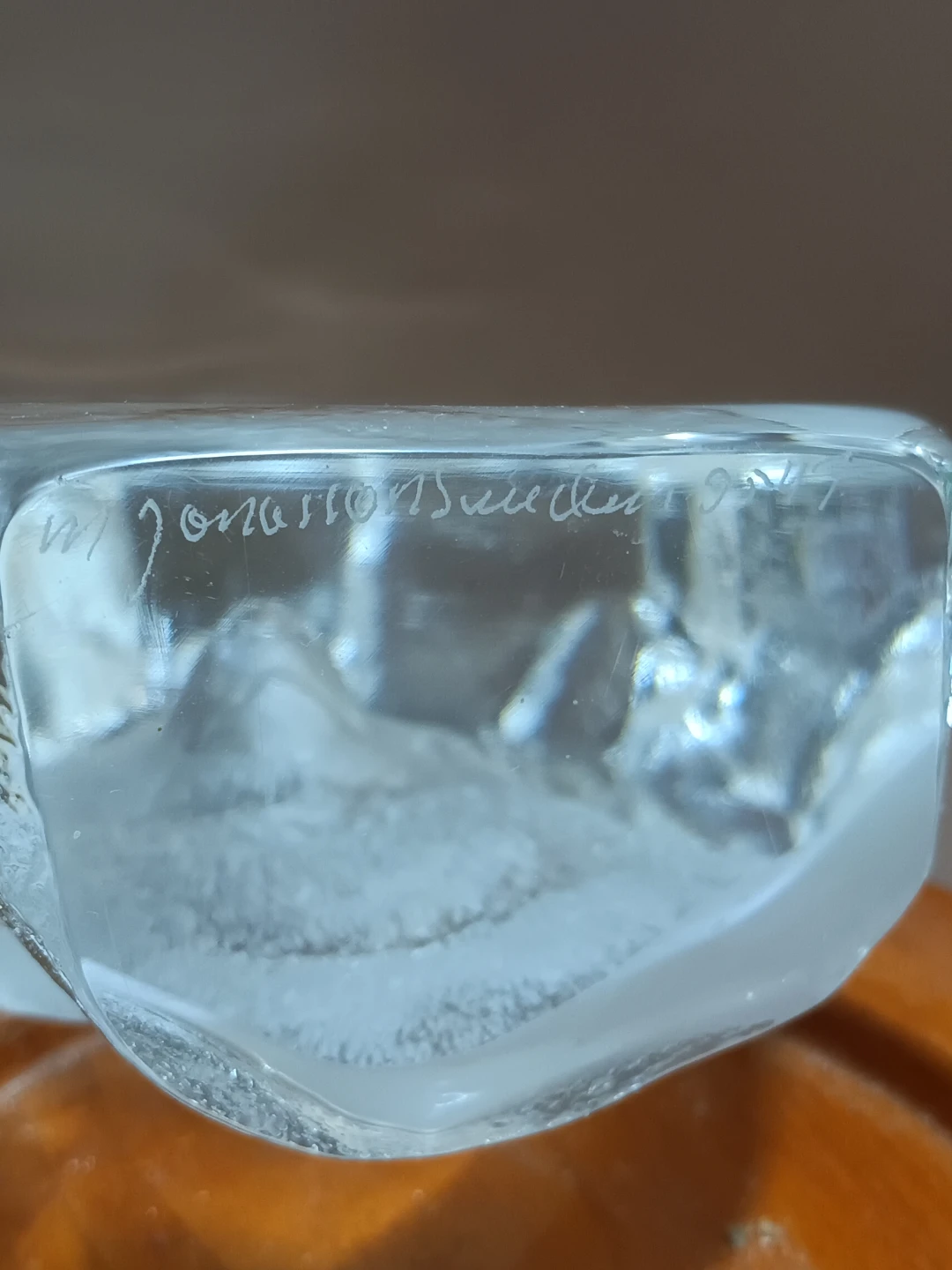 Mats Jonasson Wolf Glass Sculpture - photo 3